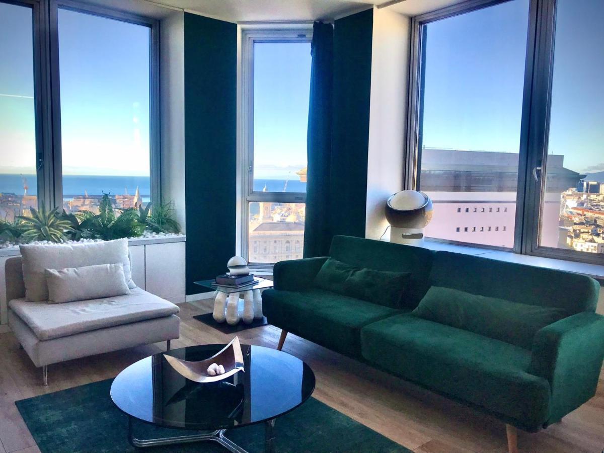 Central Penthouse With Spectacular Sea And City Views Genova Eksteriør bilde